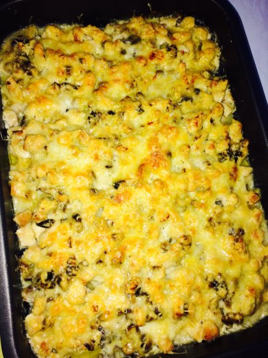 Куриное филе с грибами и картофелем под сыром - Шаг 8