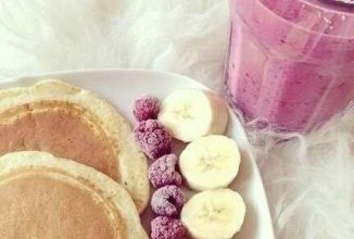 Творожно-банановые лепёшки