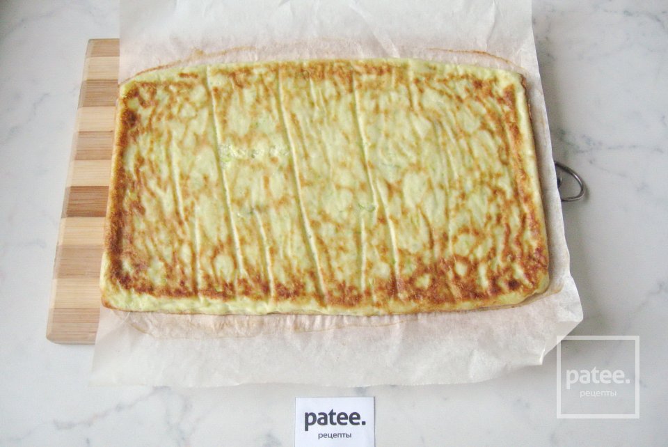 Рулет из кабачков с грибами - Шаг 14