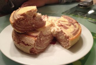 Быстрая мраморная запеканка