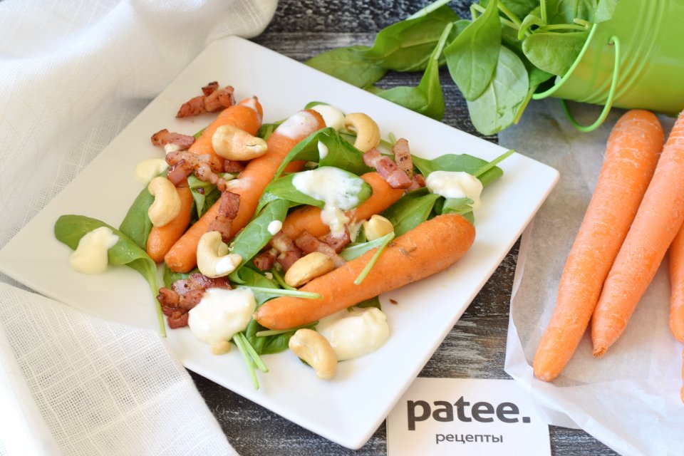 Рецепт вкусной и полезной страты с морковью и шпинатом