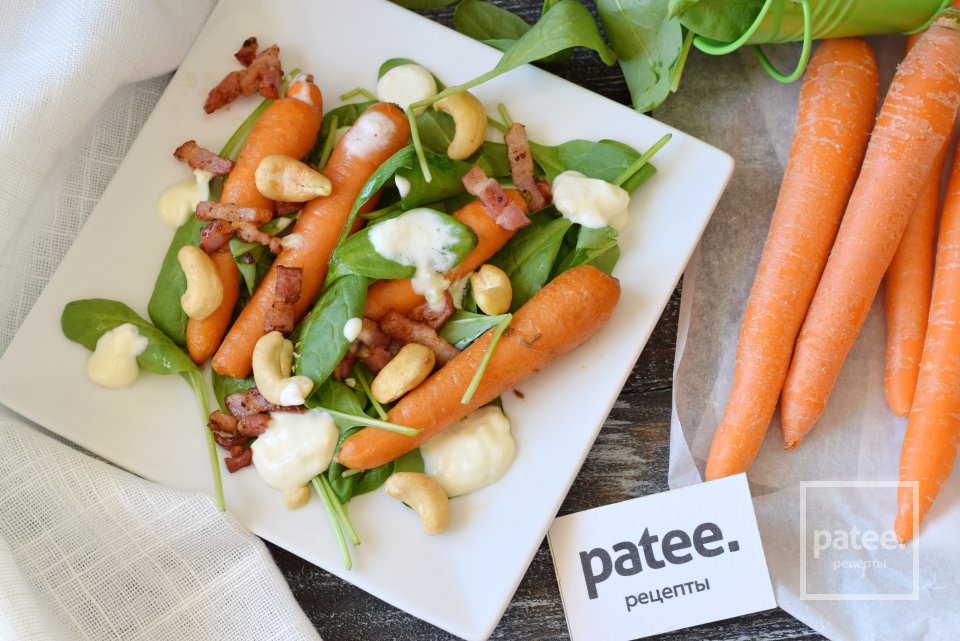 Салат с морковью, шпинатом и острой заправкой - Шаг 19