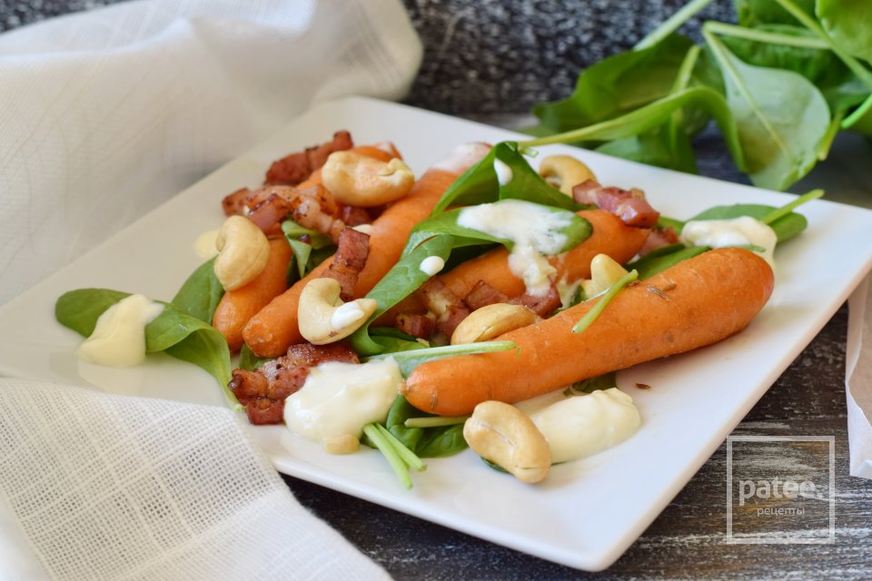 Салат с морковью, шпинатом и острой заправкой - Шаг 20