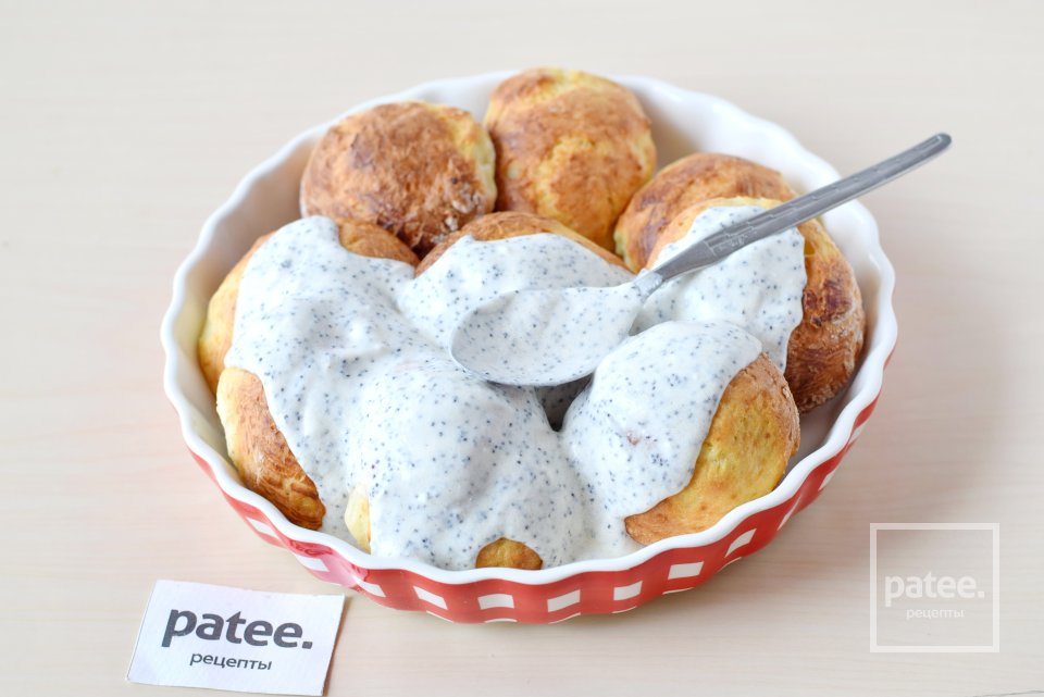 Сырники в духовке с йогуртово-маковой заливкой - Шаг 18