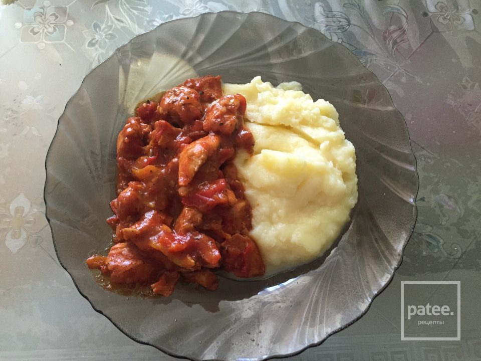 Куриное филе в кисло - сладком соусе . - Шаг 1