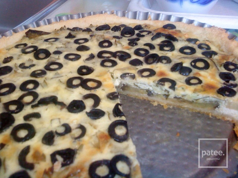 СЫРНЫЙ ПИРОГ С БАКЛАЖАНАМИ - Шаг 1