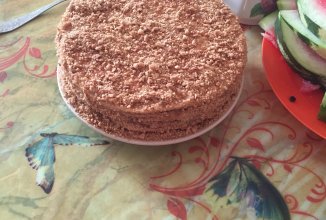 Медовик с лимонным кремом