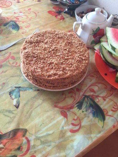 Медовик с лимонным кремом - Шаг 9