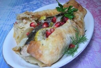 Ишхан (форель )в лаваше