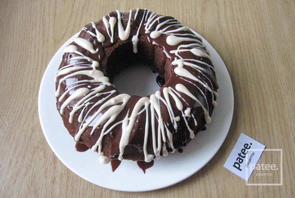 Шоколадный кекс с вишней - Шаг 16