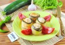 Рулетки из цуккини с куриным фаршем