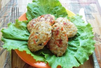 Куриные котлеты с морковью