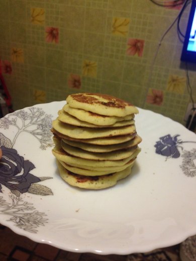 Кукурузно-банановые пп панкейки - Шаг 1