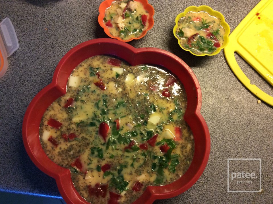 Омлет в духовке. Маффины. - Шаг 6