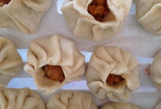 Хинкали с тыквой