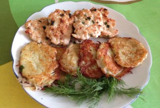 Рубленые котлетки с дранками