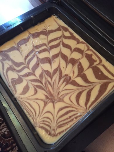 Пирог зебра - Шаг 4