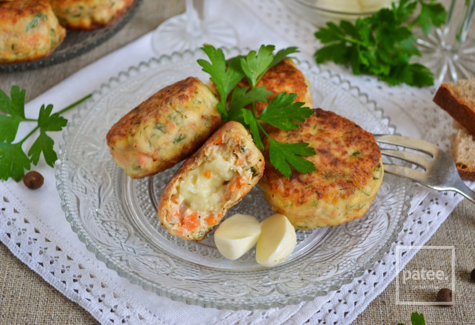 Куриные котлеты с моцареллой - Шаг 15