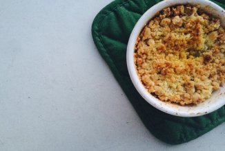 Яблочный крамбл