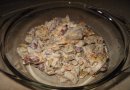 САЛАТИК С КУРИНОЙ ПЕЧЕНКОЙ