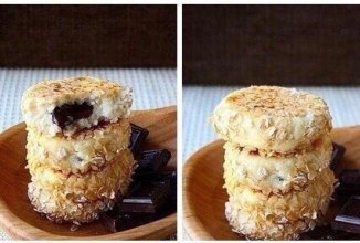 Сырники в панировке с шоколадом