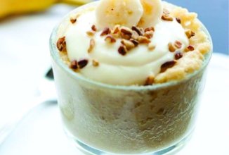 Творожно-банановый крем