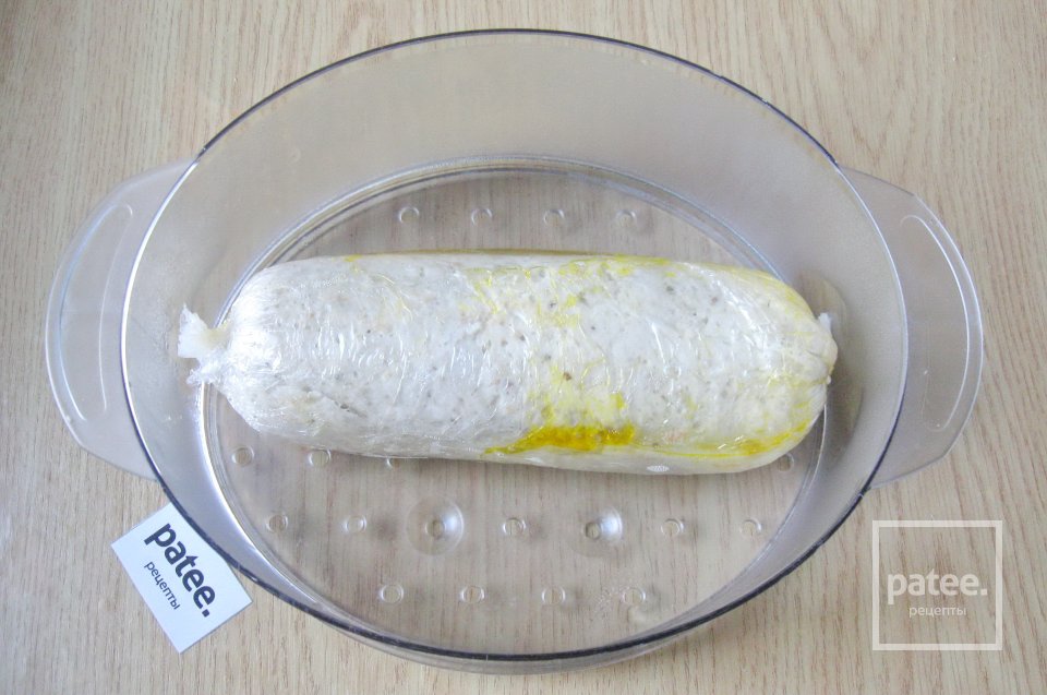 Куриный рулет с морковью и сыром на пару - Шаг 13