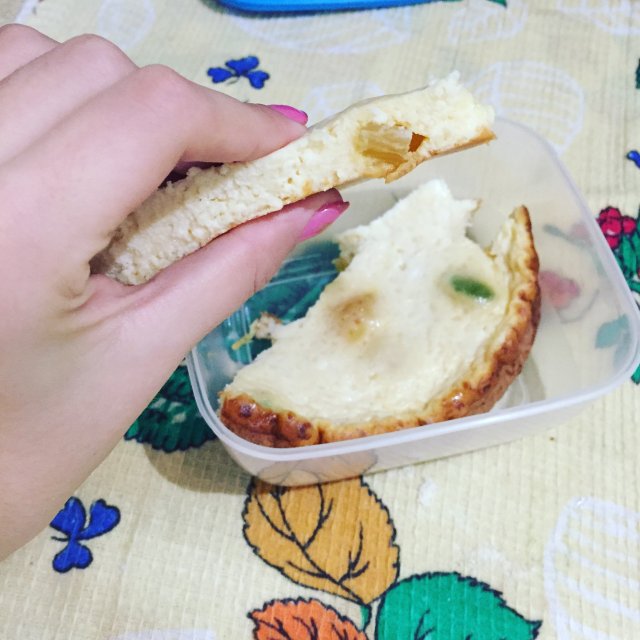 Творожная запеканка с цукатами😻