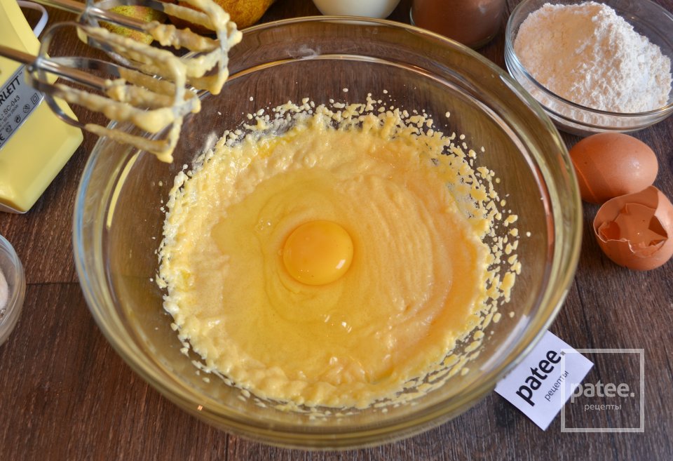 Шоколадный пирог с грушами - Шаг 3