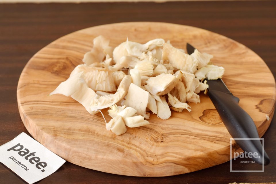 Вешенки в сливочно- шпинатном соусе - Шаг 4