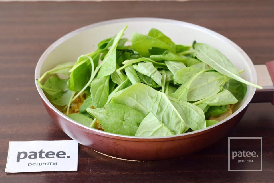 Вешенки в сливочно- шпинатном соусе - Шаг 8