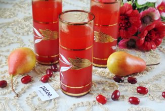 Кисель из кизила и груш