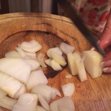 Овощи в сливовом соусе - Шаг 1