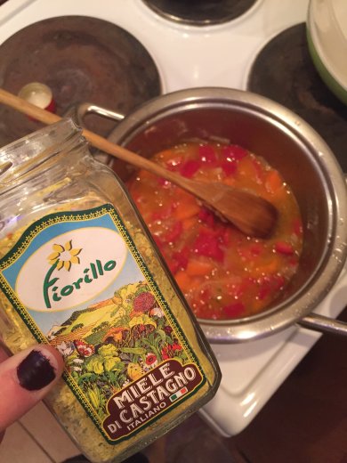 Овощи в сливовом соусе - Шаг 5