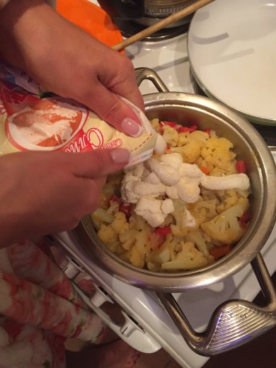 Овощи в сливовом соусе - Шаг 7