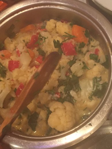 Овощи в сливовом соусе - Шаг 8