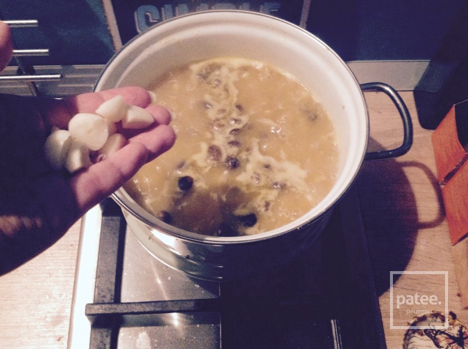 Сырный суп с грибами - Шаг 6