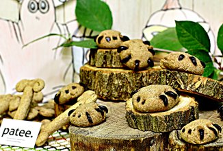 Пресное печенье "паучки" на Хэллоуин