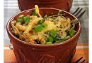 Жюльен из шампиньонов с кальмарами