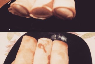 Карамелизированые яблоки для блинчиков.