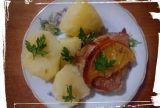 Курица в мёдово-апельсиновом маринаде