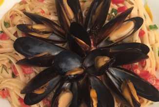 Паста с мидиями