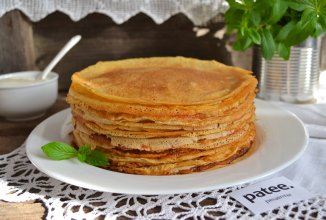 Тоненькие блины на молоке