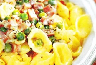 РАКУШКИ С ЗЕЛЁНЫМ ГОРОШКОМ