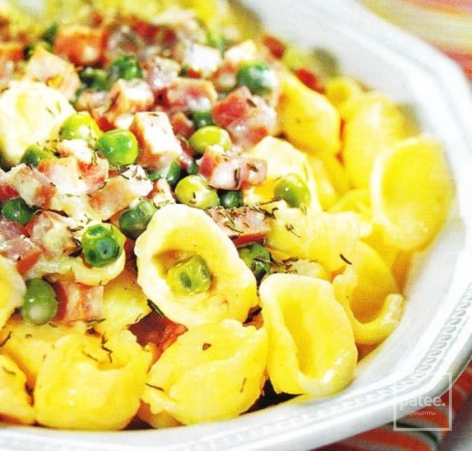 РАКУШКИ С ЗЕЛЁНЫМ ГОРОШКОМ - Шаг 1