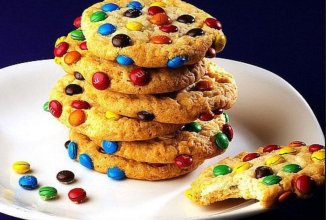 Печенье с M&M