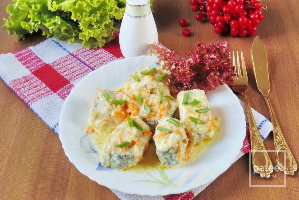 Хек в сливочном соусе - Шаг 13