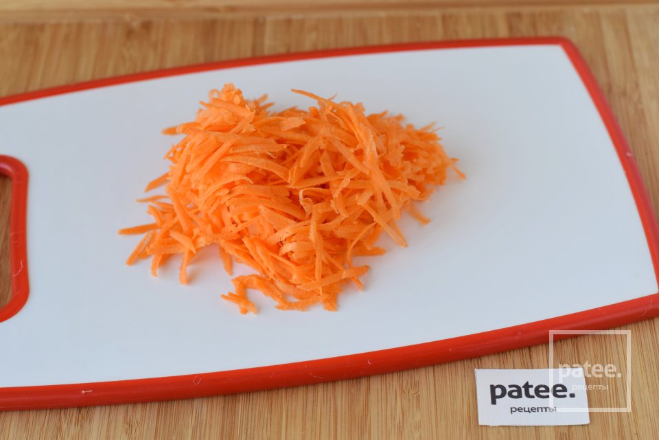 Салат из куриной печени с горошком - Шаг 6