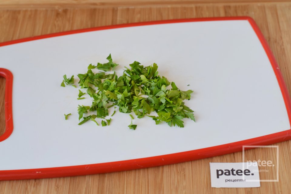 Салат из куриной печени с горошком - Шаг 12