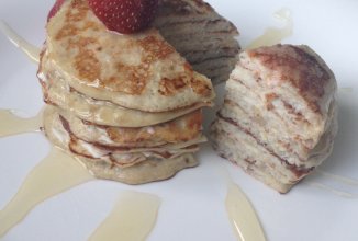 Оладьи с творожным сыром